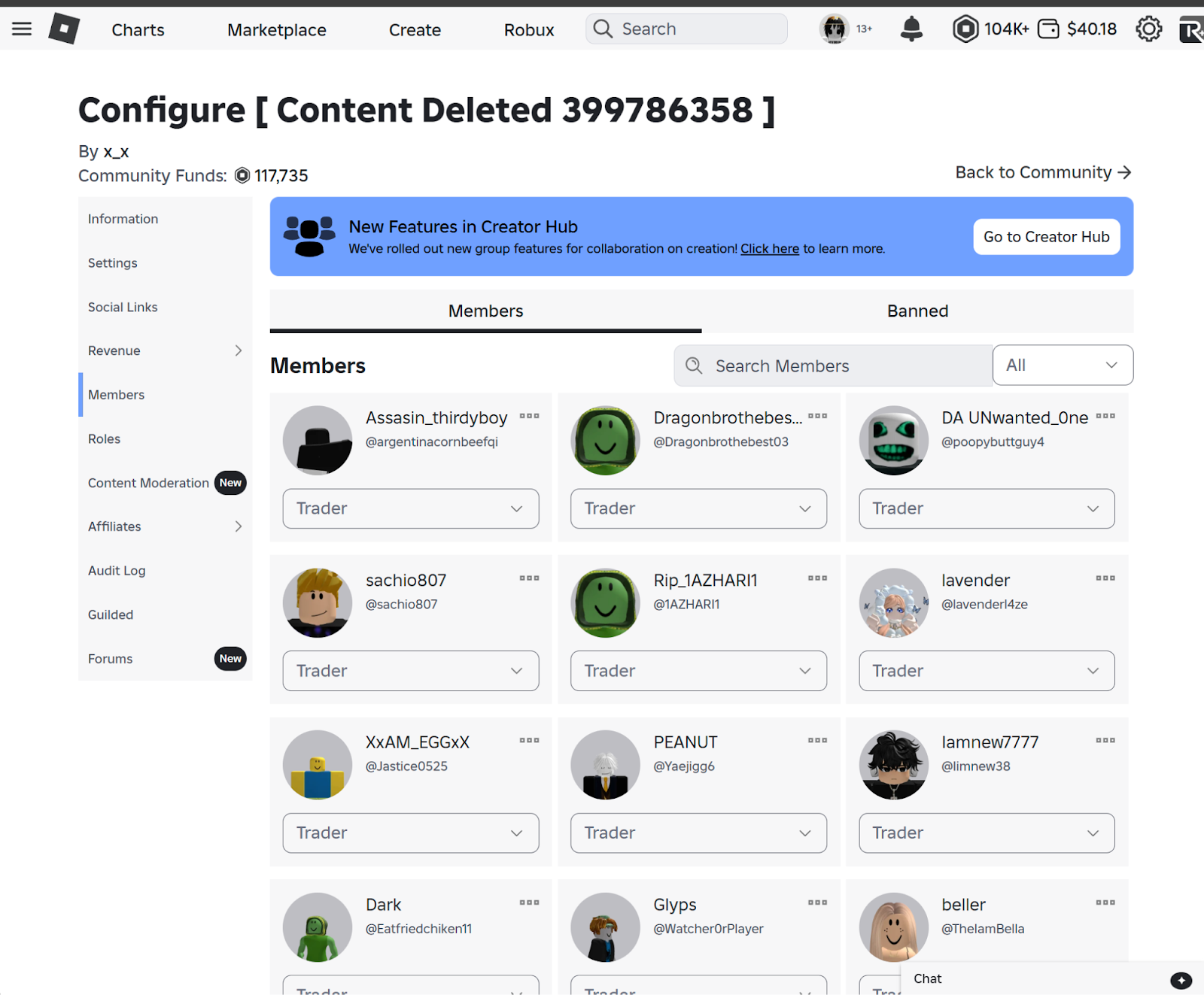 Game 1 - Creator Dashboard 2